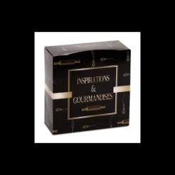 CUISINEADDICT Emballage Alimentaire|Boîte pâtissière Inspirations et Gourmandises - 28 x H 8 cm - (x50)