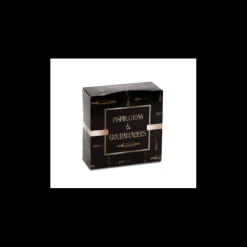 CUISINEADDICT Emballage Alimentaire|Boîte pâtissière Inspirations et Gourmandises - 16 x H 8 cm - (x50)