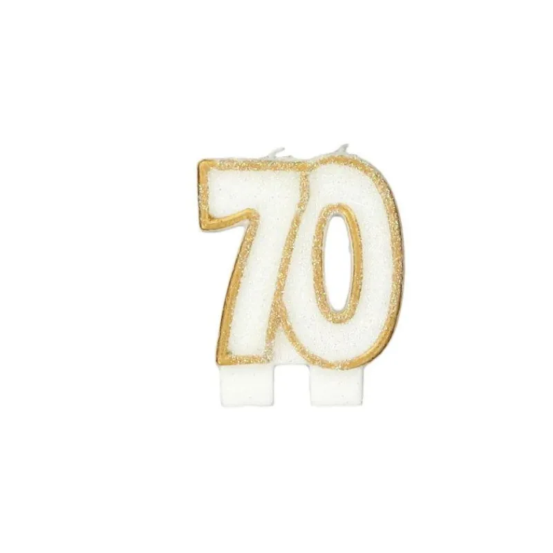 GATODECO Décoration Gâteau|Bougie Anniversaire 70 ans Gatodéco
