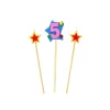 GATODECO Décoration Gâteau|Bougie Chiffre 5 avec 2 bougies étoiles Gatodéco