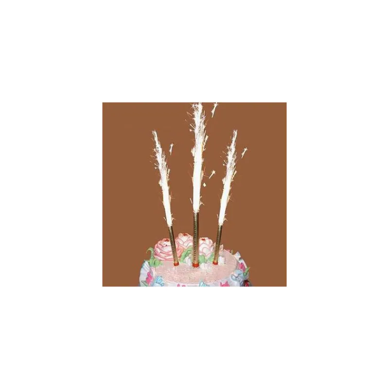 CUISINEADDICT Décoration Gâteau|Bougie fontaine Etincelles 60 secondes (x10)