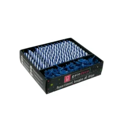 GATODECO Décoration Gâteau|Bougies Bleues avec Supports (x70) Gatodéco
