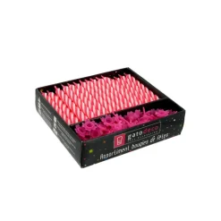GATODECO Décoration Gâteau|Bougies Roses avec Supports (x70) Gatodéco