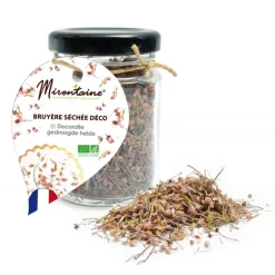 MIRONTAINE Produits Bio|Bruyère Fleurs Séchées Comestibles Bio 11 g