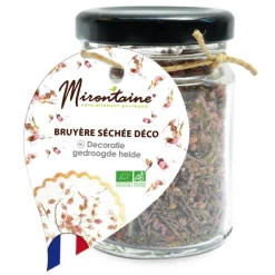 MIRONTAINE Produits Bio|Bruyère Fleurs Séchées Comestibles Bio 11 g