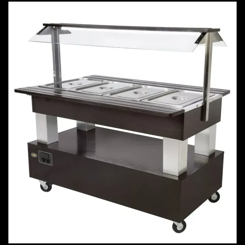 ROLLER GRILL Buffet Self Service|Buffet Chaud Central 20 à 90°C 1420 x 950 x 1370 mm