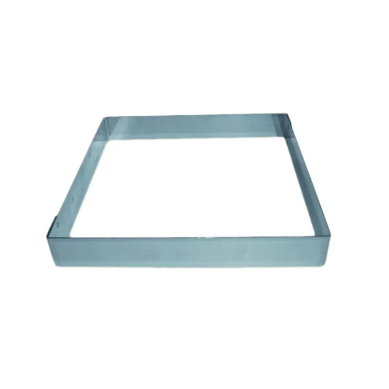 MALLARD FERRIERE Cercle À Patisserie|Cadre à Entremets Inox 18 x 18 cm x H 3,5 cm Mallard