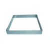 MALLARD FERRIERE Cercle À Patisserie|Cadre à Entremets Inox 12 x 12 cm x H 3,5 cm Mallard