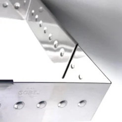GOBEL Cercle À Patisserie|Cadre à Opéra Extensible 16 x 28 H 4,5 cm Inox