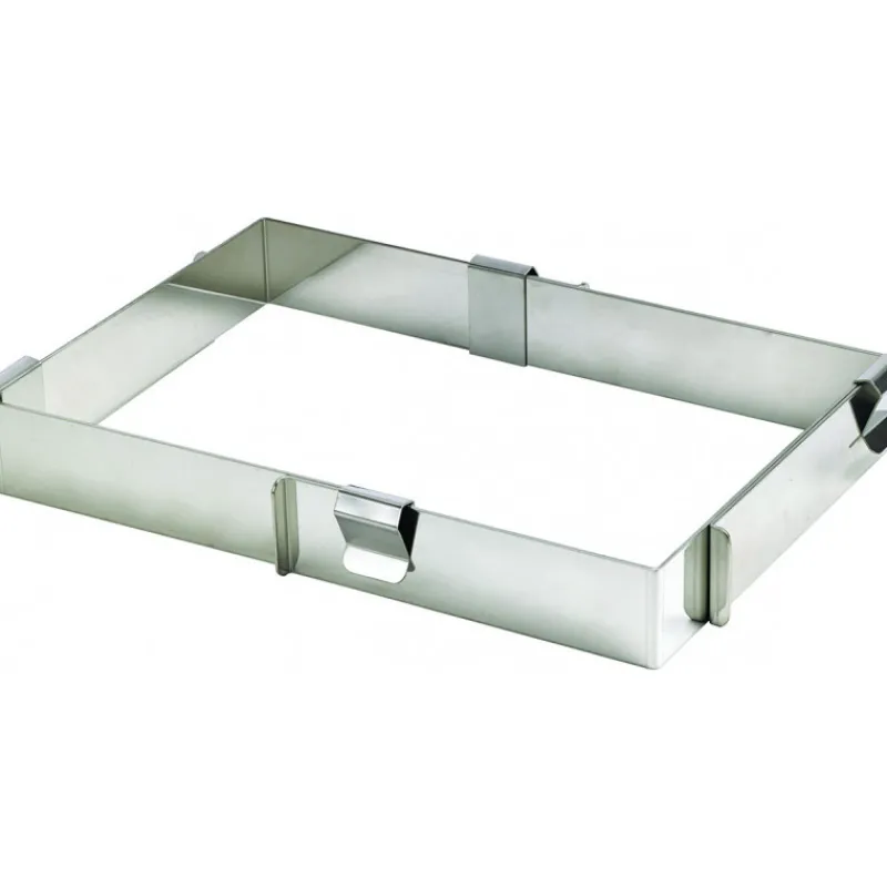 MALLARD FERRIERE Cercle À Patisserie|Cadre à Pâtisserie Extensible Grand Modèle 33 x 59 cm