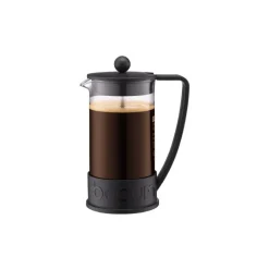 BODUM Cafetière|Cafetière à Piston Brazil 8 tasses 1L - Noir
