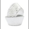SCRAPCOOKING Moules En Papier|Caissettes Argentées (x48)