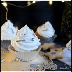 SCRAPCOOKING Moules En Papier|Caissettes Argentées (x48)