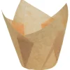 NORDIA Moules En Papier|Caissettes en Papier Tulipcup Ecru Ø 5 cm H 7 cm