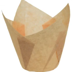NORDIA Moules En Papier|Caissettes en Papier Tulipcup Ecru Ø 5 cm H 7 cm