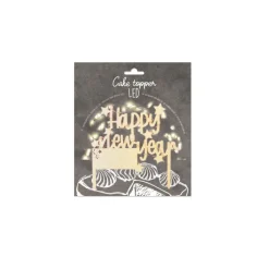 SCRAPCOOKING Décoration Gâteau|Cake Topper Happy New Year Led