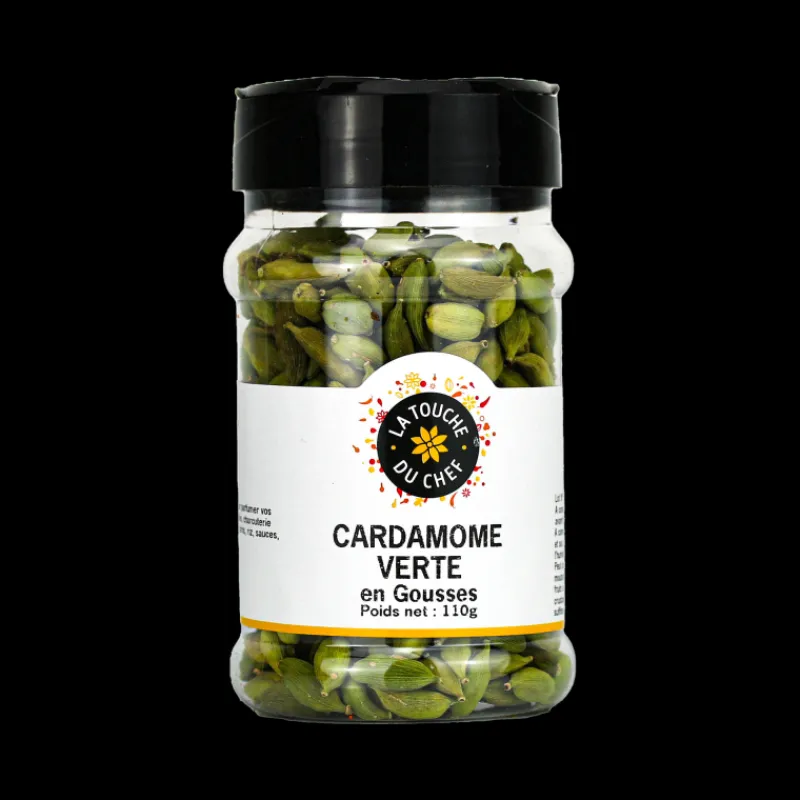 LA TOUCHE DU CHEF Epices|Cardamome Verte en Gousse 110 g
