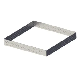 DE BUYER Cercle À Patisserie|Carré perforé L. 8 cm de L'école Valrhona par