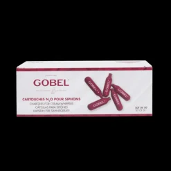 GOBEL Siphons & Cartouches|Cartouches de Gaz N₂0 pour Siphons (x50)