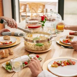 MASTRAD Casseroles|Casserole en Verre 20 cm Belissam