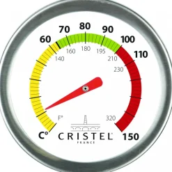 CRISTEL Cuiseur Vapeur|Casseroles|Casserole et Cuit Vapeur Inox Ø 20 cm Anses Mutine Blanc Biome