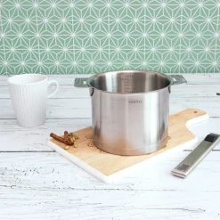 CRISTEL Casseroles|Casserole Haute Graduée Ø 14 cm Strate Amovible Inox