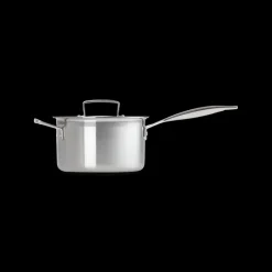 LE CREUSET Casseroles|Casserole Inox avec Couvercle 18 cm