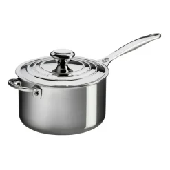 LE CREUSET Casseroles|Casserole inox avec couvercle 18 cm Signature