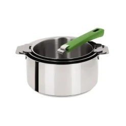 CRISTEL Casseroles|Casserole Mutine Ø 14 cm Manche Amovible Inox