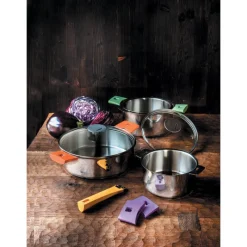 CRISTEL Casseroles|Casserole Mutine Ø 16 cm Manche Amovible Inox