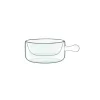 LUIGI BORMIOLI Servir, Présenter|Casserole Verre Double Paroi 16 cl (x2) THERMIC GLASS