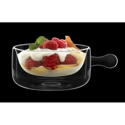 LUIGI BORMIOLI Servir, Présenter|Casserole Verre Double Paroi 16 cl (x2) THERMIC GLASS