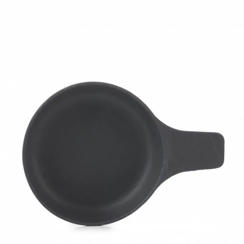REVOL Servir, Présenter|Plat De Cuisson|Cassolette avec Manche Ardoise 18 cm Basalt