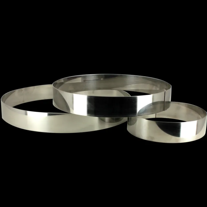 GOBEL Cercle À Patisserie|Cercle à Entremets Inox Ø 11 cm x 3,5 cm