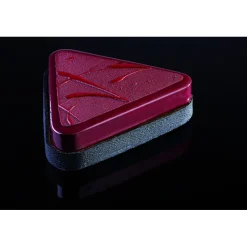 PAVONI Cercle À Patisserie|Cercle à Entremets Triangle Inox Micro-perforé 22 x 20 cm x H 3,5 cm