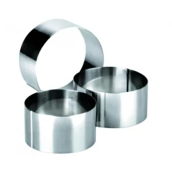 IBILI Cercle À Patisserie|Cercle à Mousse Inox Ø 24 cm x H 4,5 cm