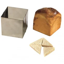 MALLARD FERRIERE Cercle À Patisserie|Cercle à Pain Surprise Carré 16 cm x H 16 cm Mallard