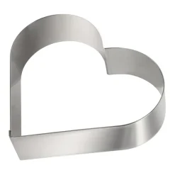 GOBEL Cercle À Patisserie|Cercle à Pâtisserie Cœur Inox 27,5 cm H 4,5 cm