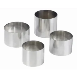 MALLARD FERRIERE Cercle À Patisserie|Cercle Individuel Inox 8 cm x H 4 cm Mallard