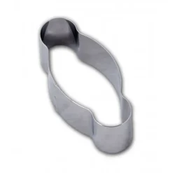 GOBEL Cercle À Patisserie|Cercle Inox Coquille de Noël 15 x 7 cm x H 4,5 cm