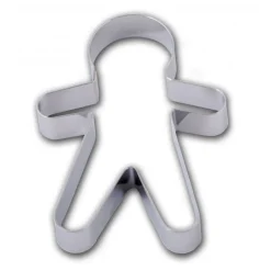 GOBEL Cercle À Patisserie|Cercle Inox Mannele 10,5 x 7 cm x H 1,5 cm