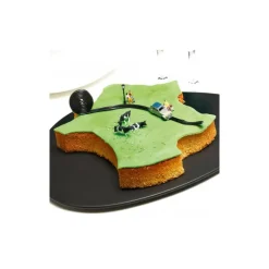 GOBEL Cercle À Patisserie|Cercle Inox Pays France 40 x 38 cm x H 4,5 cm