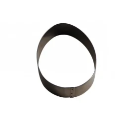 GOBEL Cercle À Patisserie|Cercle Oeuf de Pâques Inox 8 x 5,6 cm x H 3 cm