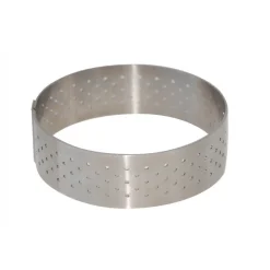 DE BUYER Cercle À Patisserie|Cercle perforé Ø 10.5 cm de L'école Valrhona par