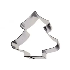 GOBEL Cercle À Patisserie|Cercle Sapin de Noël Inox 10,5 x 10 cm x H 3 cm