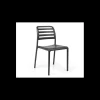 NARDI Mobilier Terrasse Restaurant|Chaise en Polypropylène Costa Bistrot Anthracite