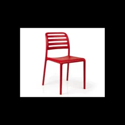 NARDI Mobilier Terrasse Restaurant|Chaise en Polypropylène Costa Bistrot Rouge