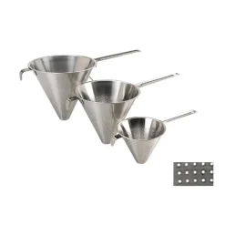 DE BUYER Chinois Cuisine|Chinois de Cuisine Inox Ø 10 cm x H 7,1 cm Perforation 1,5 mm