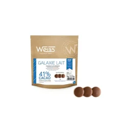 WEISS Chocolat De Couverture|Chocolat au Lait 41% Galaxie 1 kg