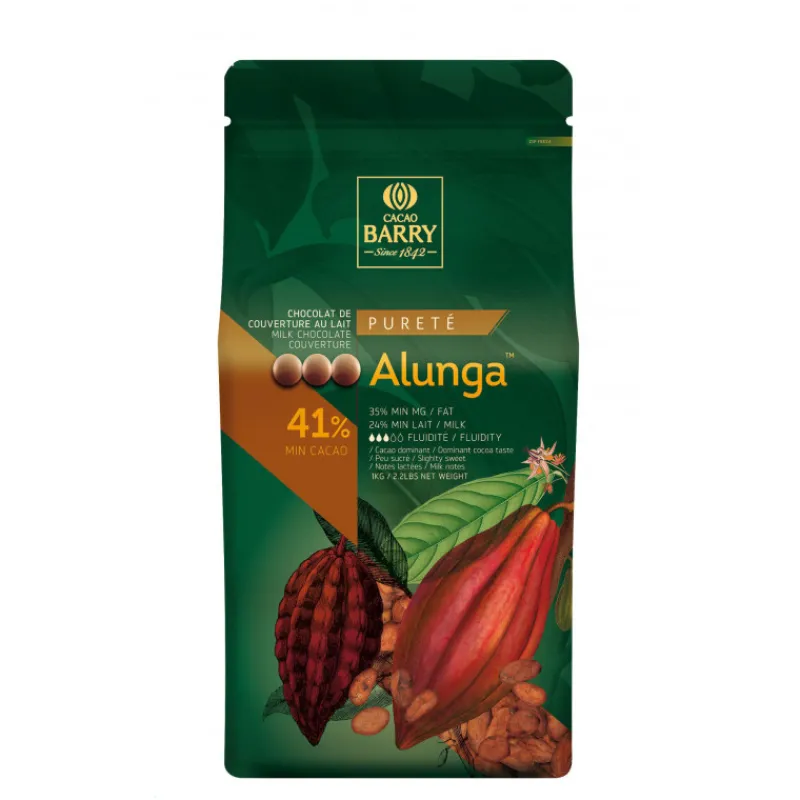BARRY Chocolat De Couverture|Chocolat au Lait Alunga 41% 5 kg